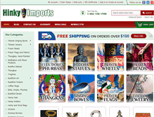 Tablet Screenshot of hinkyimport.com